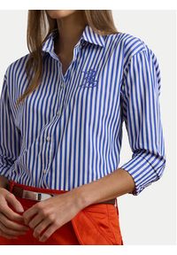 Lauren Ralph Lauren - LAUREN RALPH LAUREN Koszula 200957334001 Niebieski. Kolor: niebieski. Materiał: bawełna