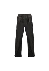 Regatta - Spodnie Wodoodporne Męskie Łatwe Pakowanie Pro. Kolor: czarny. Sezon: lato. Sport: turystyka piesza #1