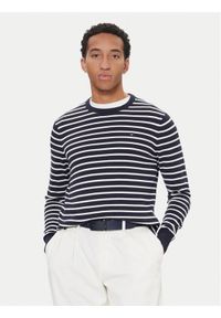 TOMMY HILFIGER - Tommy Hilfiger Sweter Essential Ssnl MW0MW39999 Granatowy Regular Fit. Kolor: niebieski. Materiał: bawełna