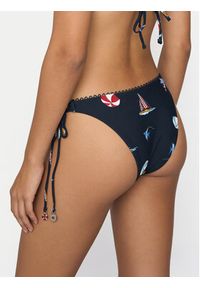 Seafolly Dół od bikini Beach Club 40760-303 Granatowy. Kolor: niebieski. Materiał: syntetyk #2