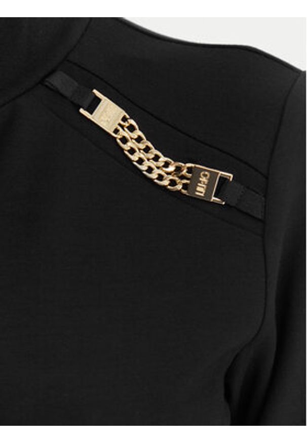 Liu Jo Sport Sukienka codzienna TA6019 JS182 Czarny Regular Fit. Okazja: na co dzień. Kolor: czarny. Materiał: wiskoza. Typ sukienki: proste, sportowe. Styl: sportowy, casual