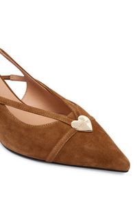 Love Moschino - LOVE MOSCHINO Czółenka JA10186G1PJA0210 Brązowy. Kolor: brązowy. Materiał: skóra #2