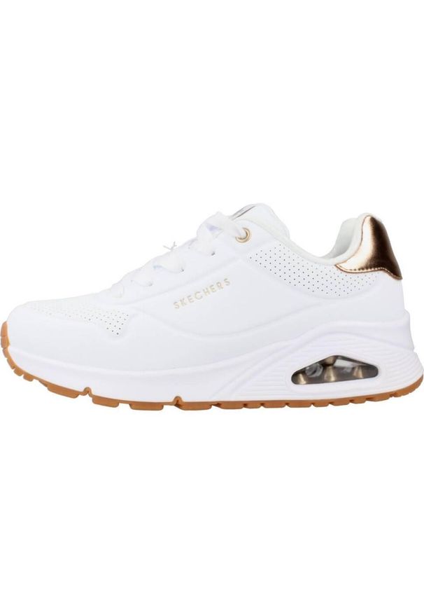 skechers - Tenisówki Skechers Model Uno Gen1 Kolor Biały. Kolor: biały. Materiał: syntetyk, tkanina. Model: Skechers Sport. Sport: turystyka piesza