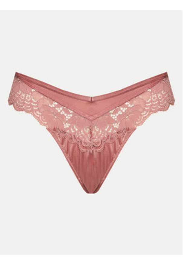 Hunkemöller Figi brazylijskie Lainey 205444 Różowy. Kolor: różowy. Materiał: syntetyk