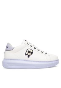 Karl Lagerfeld - KARL LAGERFELD Sneakersy KL62530N Biały. Kolor: biały. Materiał: skóra