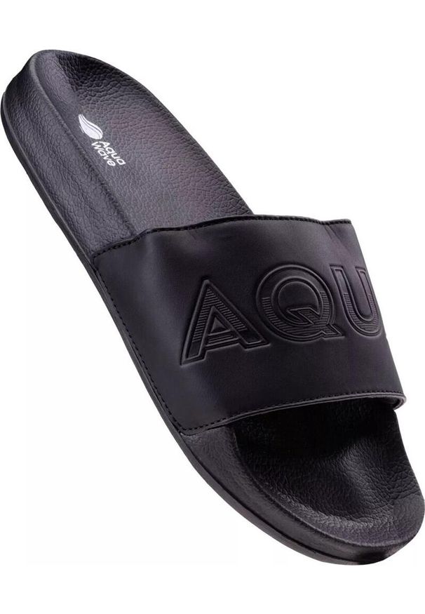 AquaWave - Klapki plażowe męskie Aquawave Superwave. Okazja: na plażę. Kolor: czarny. Sport: pływanie