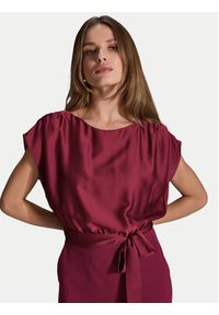 Swing Kombinezon 3AD00400 Bordowy Relaxed Fit. Kolor: czerwony. Materiał: syntetyk