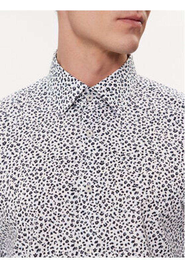 BOSS - Boss Koszula H-Hank 50512664 Niebieski Slim Fit. Kolor: niebieski. Materiał: bawełna