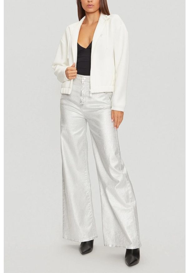 Guess - GUESS Beżowa bluza damska Cecilia, Rozmiar XS. Kolor: beżowy