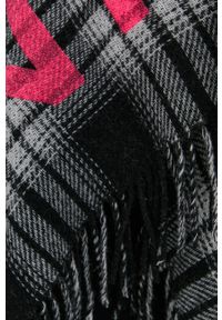 Pinko Poncho wełniane kolor czarny e. Kolor: czarny. Materiał: wełna #4