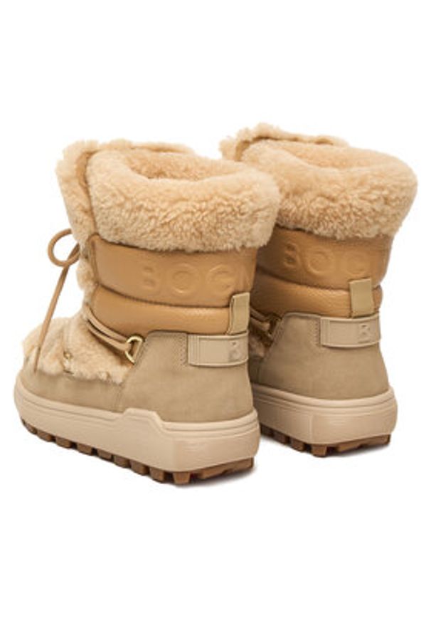 Bogner Śniegowce Chamonix S 10 A 22546704 Beżowy. Kolor: beżowy. Materiał: skóra