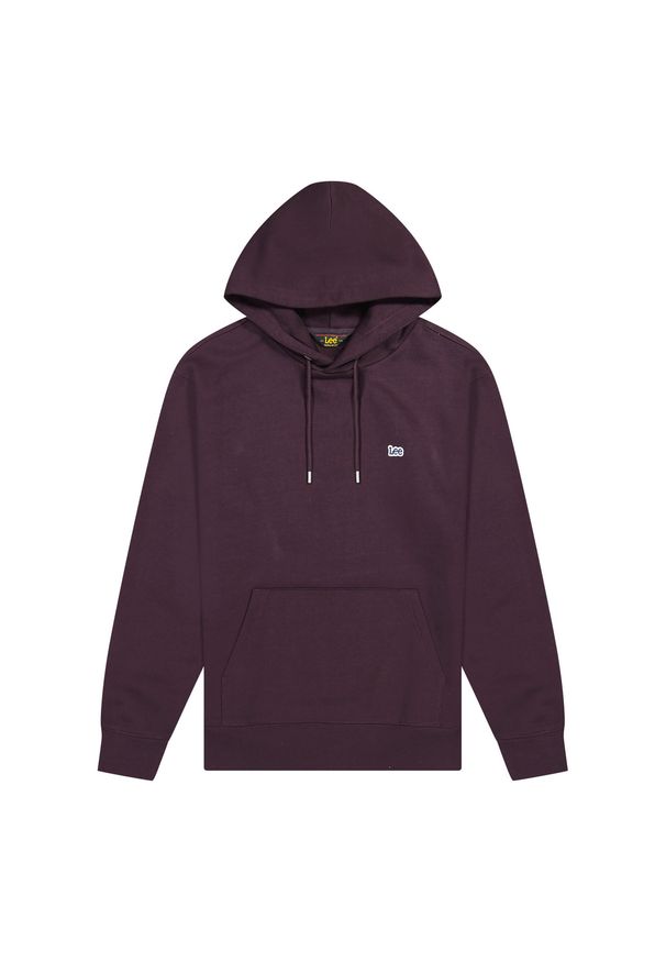 Lee - MESKA BLUZA LEE PLAIN HOODIE DEEP WINE 112371837
