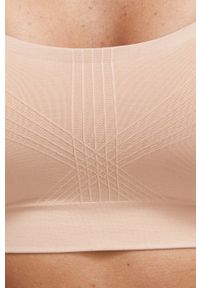 Chantelle biustonosz SOFT STRETCH kolor beżowy gładki. Kolor: beżowy. Materiał: dzianina. Rodzaj stanika: wyciągane miseczki, odpinane ramiączka. Wzór: gładki #5