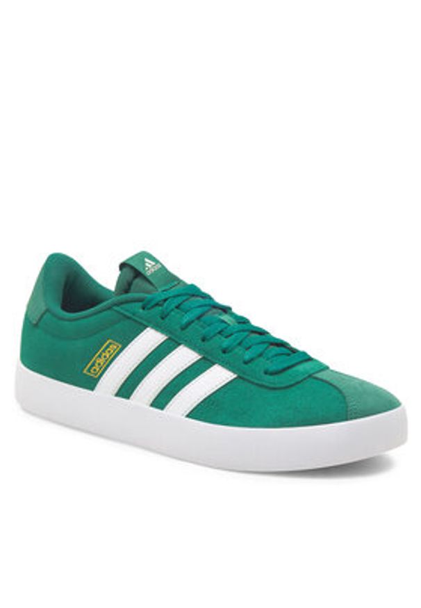 Adidas - adidas Sneakersy VL Court 3.0 ID6284 Zielony. Kolor: zielony. Materiał: zamsz, skóra