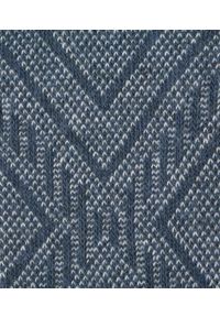 His Story - Ciepłe Wełniane Skarpetki Zimowe - Drobny Wzór, Niebieskie. Kolor: niebieski. Materiał: wełna, elastan, poliamid. Wzór: geometria #2