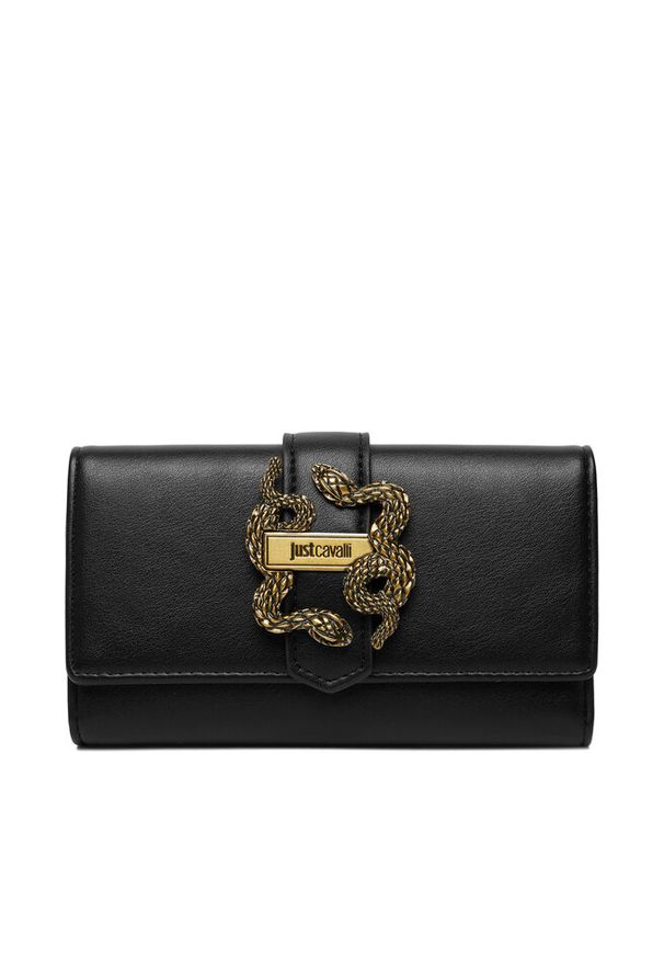 Portfel Just Cavalli. Kolor: czarny