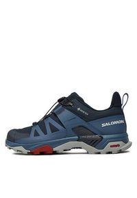 salomon - Salomon Sneakersy X Ultra 4 GORE-TEX L47376500 Granatowy. Kolor: niebieski. Materiał: materiał, mesh. Technologia: Gore-Tex