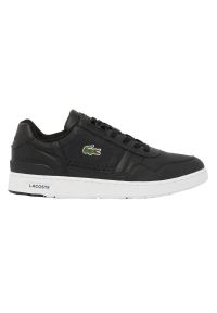 Buty Lacoste T-Clip M 744SMA0094312 czarne. Kolor: czarny. Materiał: materiał