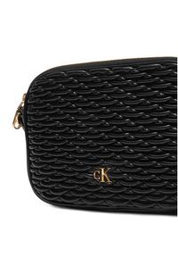 Calvin Klein Torebka LV04F3279G Czarny. Kolor: czarny. Materiał: skórzane