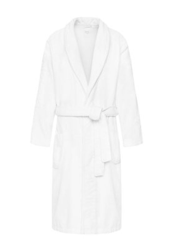 Calvin Klein Underwear Szlafrok Robe 000EW1159E Biały. Kolor: biały. Materiał: bawełna