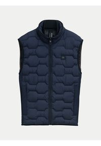 Tom Tailor Kamizelka 1044088 Granatowy Regular Fit. Kolor: niebieski. Materiał: syntetyk #4