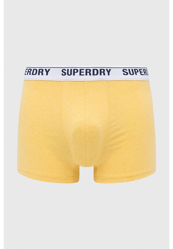 Superdry bokserki męskie kolor żółty. Kolor: żółty