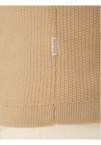Blend Polo 20718361 Beżowy Regular Fit. Typ kołnierza: polo. Kolor: beżowy. Materiał: bawełna