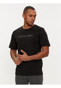 Jack & Jones - Jack&Jones T-Shirt Setra 12247985 Czarny Standard Fit. Kolor: czarny. Materiał: bawełna