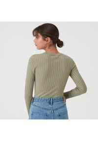 Sinsay - Sweter - Zielony. Kolor: zielony #1