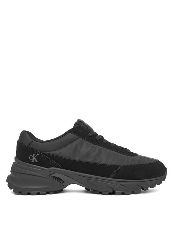Calvin Klein Jeans Sneakersy Hike Runner Casual Ny-Su YM0YM01292 Czarny. Okazja: na co dzień. Kolor: czarny. Materiał: skóra