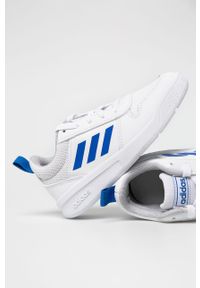 Adidas - adidas - Buty dziecięce Tensaur K. Nosek buta: okrągły. Zapięcie: sznurówki. Kolor: biały. Materiał: syntetyk, materiał, skóra, guma. Szerokość cholewki: normalna #3