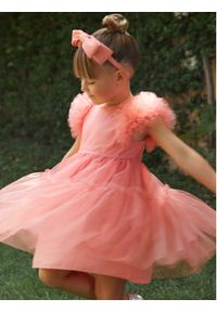 Abel & Lula Sukienka elegancka 5047 Różowy Regular Fit. Kolor: różowy. Materiał: syntetyk. Styl: elegancki #2