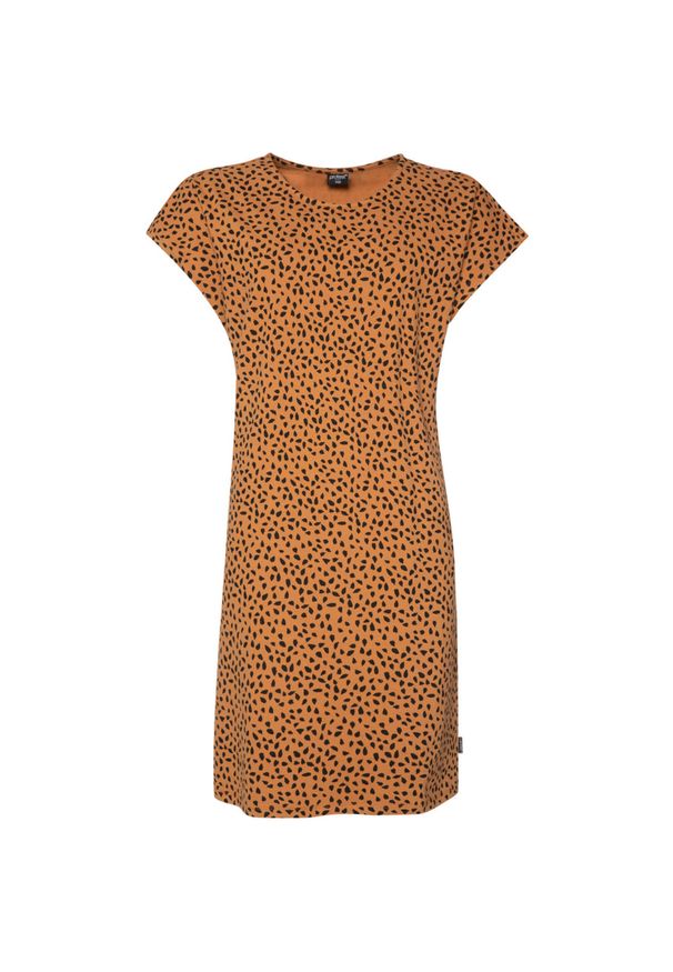 Sukienka damska Protest Prtcatrina dress. Kolor: brązowy. Sport: turystyka piesza