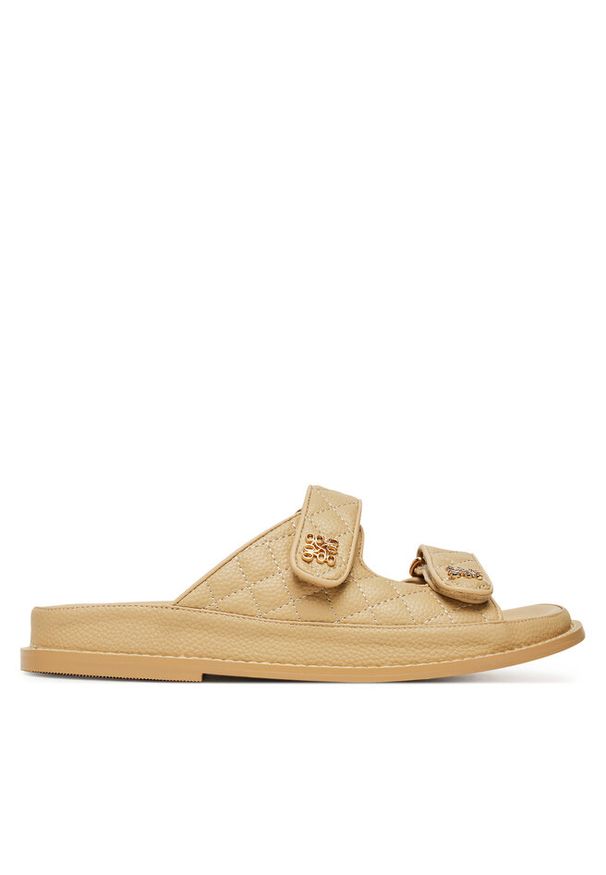 Klapki Nine West. Kolor: beżowy
