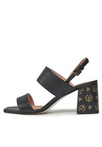 Pollini Sandały SA16106C1ITDP000 Czarny. Kolor: czarny. Materiał: skóra