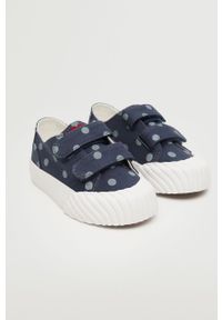 Mango Kids buty dziecięce Amor. Nosek buta: okrągły. Zapięcie: rzepy. Kolor: niebieski. Materiał: guma #2