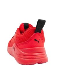 Puma - Przewodowe Buty Do Biegania Dla Dzieci. Kolor: czerwony. Sport: turystyka piesza