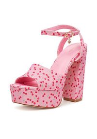 DeeZee Sandały LWWK915-1 Różowy. Kolor: różowy. Materiał: materiał #4