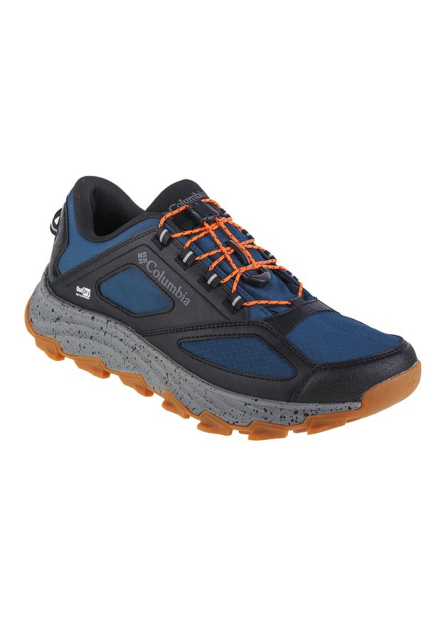 columbia - Buty trekkingowe męskie, Columbia Flow Morrison OutDry. Kolor: wielokolorowy, czarny, niebieski. Materiał: materiał, syntetyk