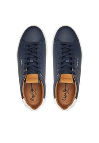 Pepe Jeans Sneakersy Camden Club M PMS00020 Granatowy. Kolor: niebieski. Materiał: skóra #3