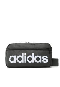 Adidas - adidas Saszetka nerka Linear Bum Bag HT4739 Szary. Kolor: czarny. Materiał: materiał