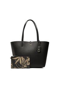 Torebka Lauren Ralph Lauren Rvrsble Tote 431883588006 Blk/Plms. Kolor: czarny. Materiał: skórzane #1