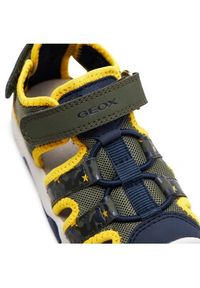 Geox Sandały B Sandal Multy Boy B450FB 014CE C0629 S Khaki. Kolor: brązowy #6