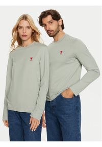 AMI PARIS Longsleeve UTS235.724 Niebieski Regular Fit. Kolor: niebieski. Materiał: bawełna. Długość rękawa: długi rękaw #1