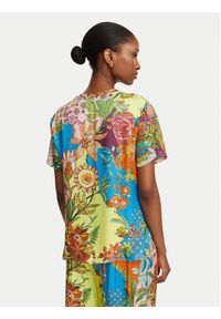 Liu Jo T-Shirt WA6512 T473A Kolorowy Regular Fit. Materiał: wiskoza. Wzór: kolorowy #4