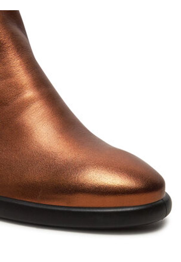 ecco - ECCO Botki Sculpted Lx 55 22261361017 Brązowy. Kolor: brązowy. Materiał: skóra