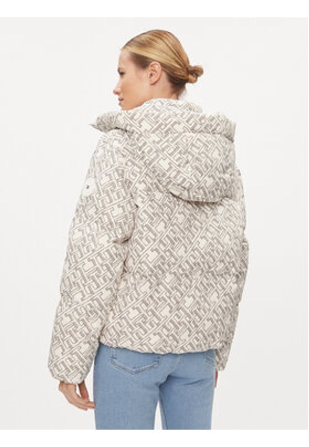 TOMMY HILFIGER - Tommy Hilfiger Kurtka puchowa Amd New York WW0WW40841 Beżowy Relaxed Fit. Kolor: beżowy. Materiał: syntetyk