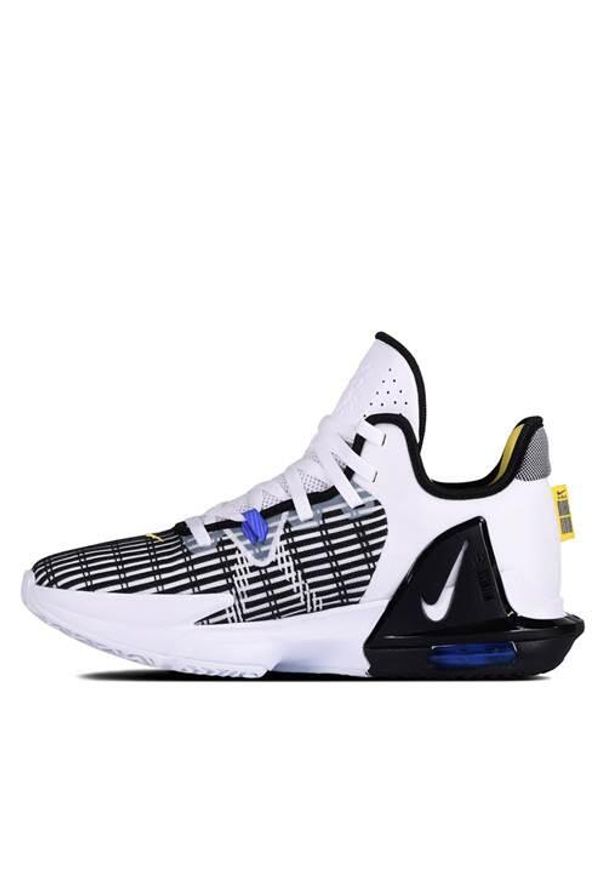 Buty koszykarskie męskie Nike Lebron Witness Vi. Kolor: wielokolorowy, biały, czarny. Materiał: materiał, syntetyk. Szerokość cholewki: normalna. Sport: koszykówka