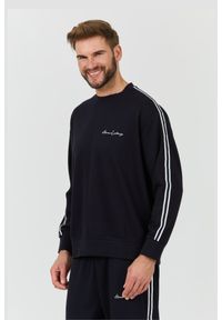 Armani Exchange - ARMANI EXCHANGE Granatowa męska bluza, Rozmiar M. Kolor: niebieski