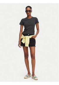 RVCA T-Shirt Forever 23B352509 Czarny Regular Fit. Kolor: czarny. Materiał: bawełna #3